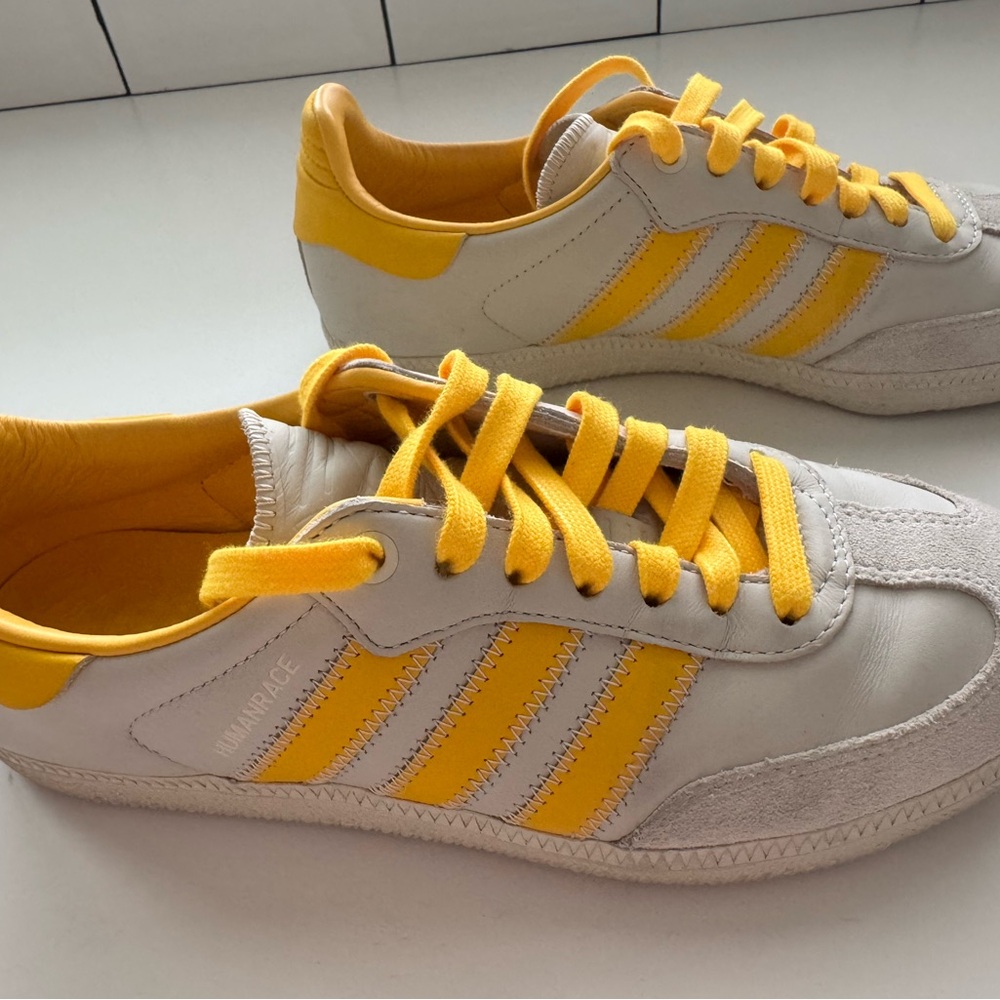 Adidas x Pharrell Williams Humanrace Samba – Yellow/Grey - Picture 2 of 7